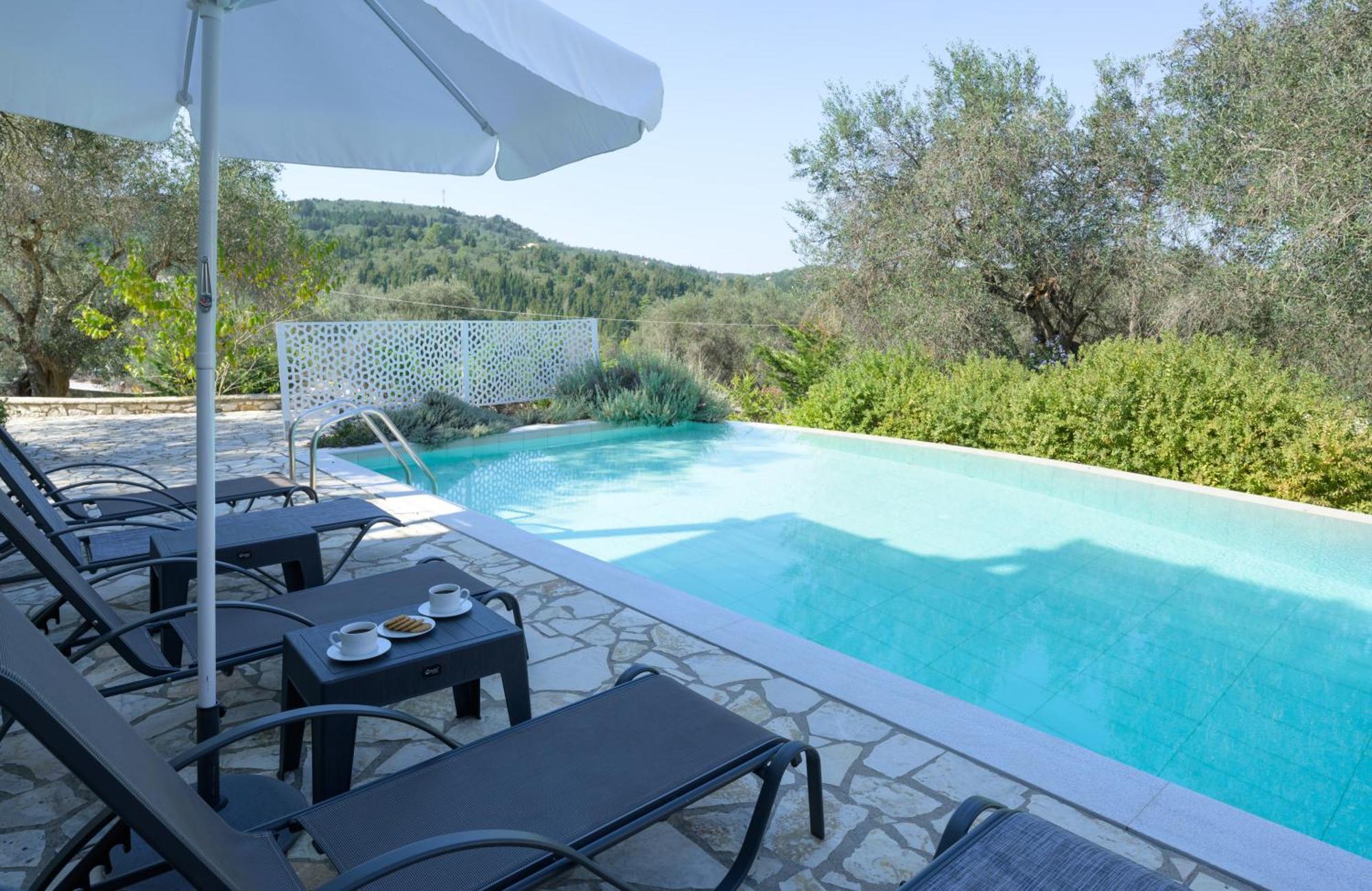 Villa Bougarini Haven Family Villa Rock Pool Oasis Ieromonachos Bagian luar foto